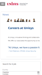 Mobile Screenshot of jobs.unisys.com